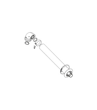 60/100 COAXIAL WALL DRAIN KIT - RINNAI FOT-HX060-A07