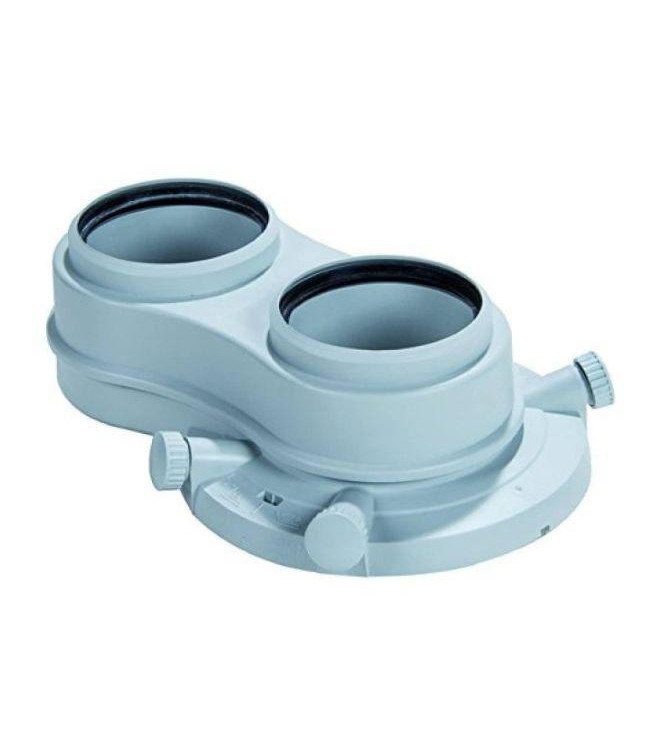 SDOPPIATORE FUMI VAILLANT PER CALDAIA A CONDENSAZIONE 80/80  - 0020147470 