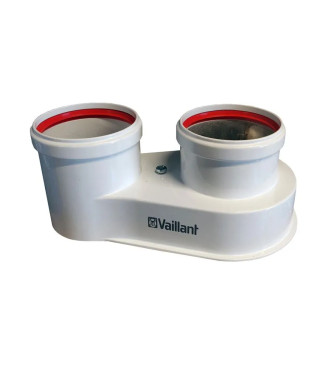 VAILLANT 80/80 FLUE SPLITTER KIT WITH INSPECTION FOR TURBOMAG AND TURBOMAG PLUS  - 0020207070 