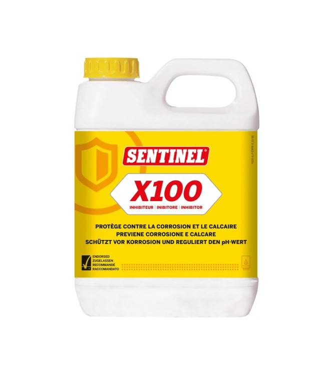 SENTINEL X100 INHIBITOR FOR SYSTEMS 1 LITER - X100L-12X1L-EXP