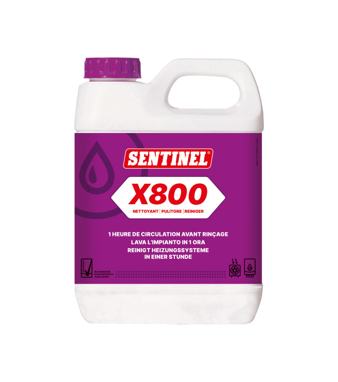 SENTINEL X800 ULTRA CLEANER 1 LITER - X800L-12X1L-EXP