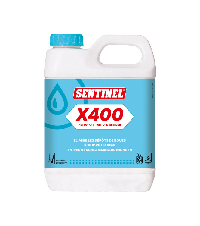 SENTINEL X400 SLUDGE CLEANER 1 LITER - X400L-12X1L-EXP