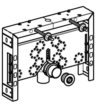 GEBERIT COMBIFIX ITALIA FOR WALL-MOUNTED BIDET - 457.608.00.5