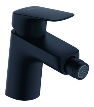 HANSGROHE LOGIS SINGLE-LEVER BIDET MIXER 70 + MATT BLACK SWIVEL SPOUT - 71204670