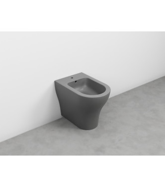 ENJOY BIDET A TERRA 1F 35x53 CEMENTO - EJBICM CERAMICA CIELO