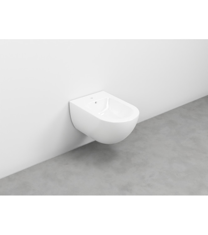 ENJOY BIDET SOSPESO 1F+FISSAGGI 53x35 BIANCO LUCIDO - EJBS CERAMICA CIELO