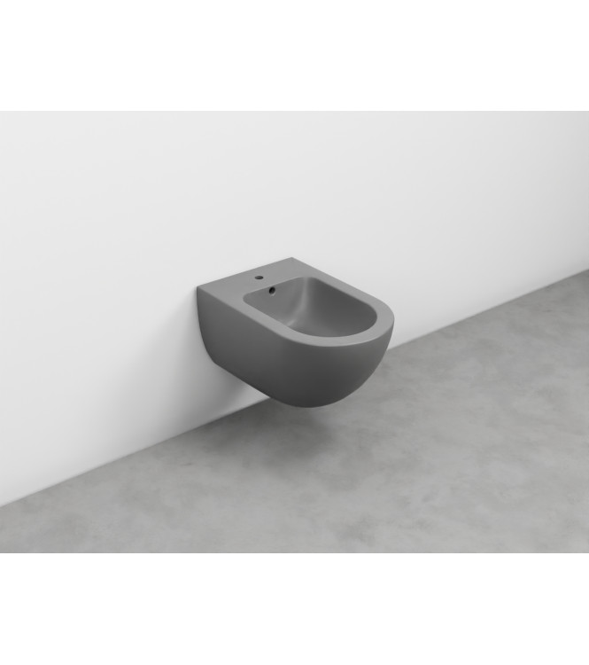 ENJOY BIDET SOSPESO 1F+FISSAGGI 53x35 CEMENTO - EJBSCM CERAMICA CIELO