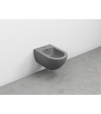 ENJOY BIDET SOSPESO 1F+FISSAGGI 53x35 CEMENTO - EJBSCM CERAMICA CIELO