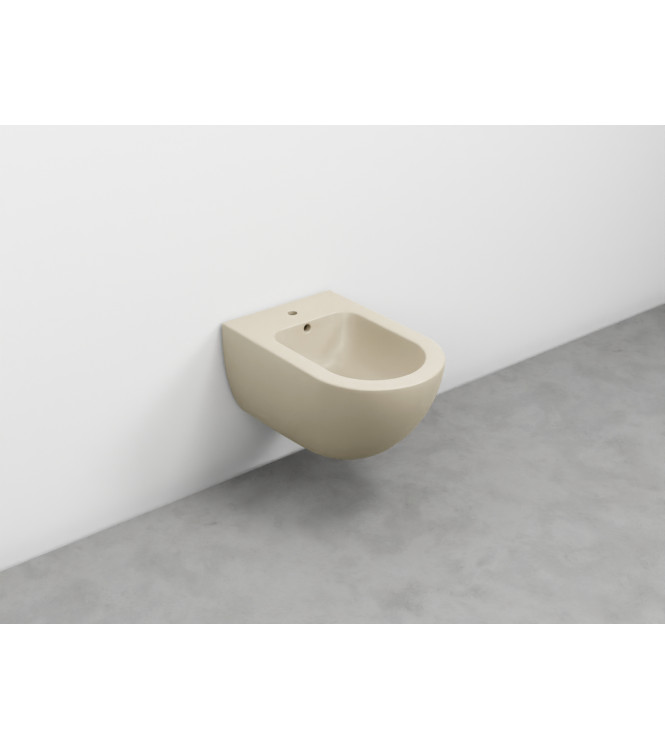 ENJOY WALL-HUNG BIDET 1F+FASTENERS 53x35 LINEN - EJBSLN