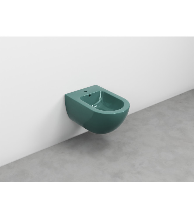 ENJOY BIDET SOSPESO 1F+FISSAGGI 53x35 SMERALDO - EJBSSM CERAMICA CIELO