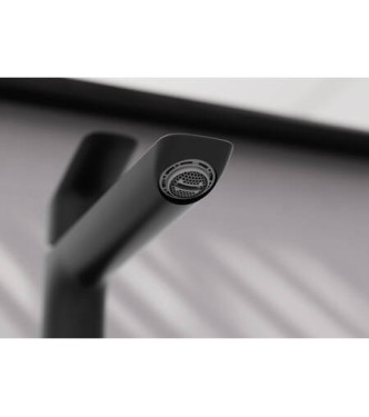 HANSGROHE LOGIS WASHBASIN MIXER 110 COOLSTART. + MATT BLACK POP-UP WASHER - 71254670