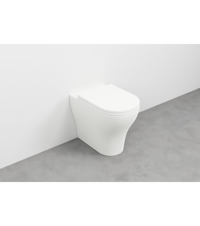 ENJOY FLOOR-MOUNTED TOILET 35x53 TALC - EJVATL