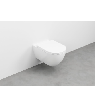 ENJOY WC SOSPESO SENZA BRIDA+FISSAGGI 54x35 BIANCO LUCIDO - EJVSK CERAMICA CIELO