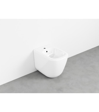 ERA FLOOR-MOUNTED BIDET 1F 52x36.5 H.42 GLOSSY WHITE - ERBI
