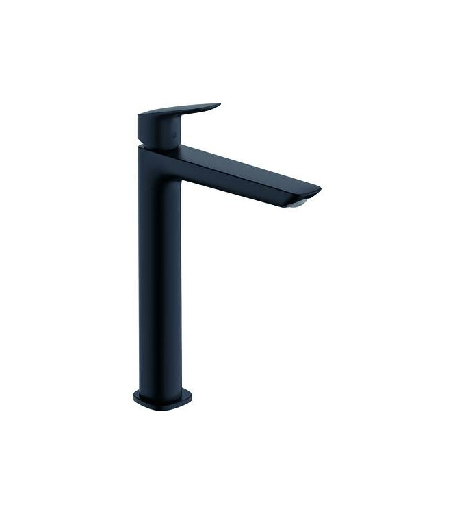 HANSGROHE LOGIS MISCELATORE LAVABO 240 + SALTARELLO NERO OPACO - 71257670