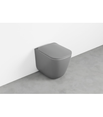 ERA FLOOR-MOUNTED TOILET WITHOUT FLUSH 52x36.5 CEMENT - ERVAKCM