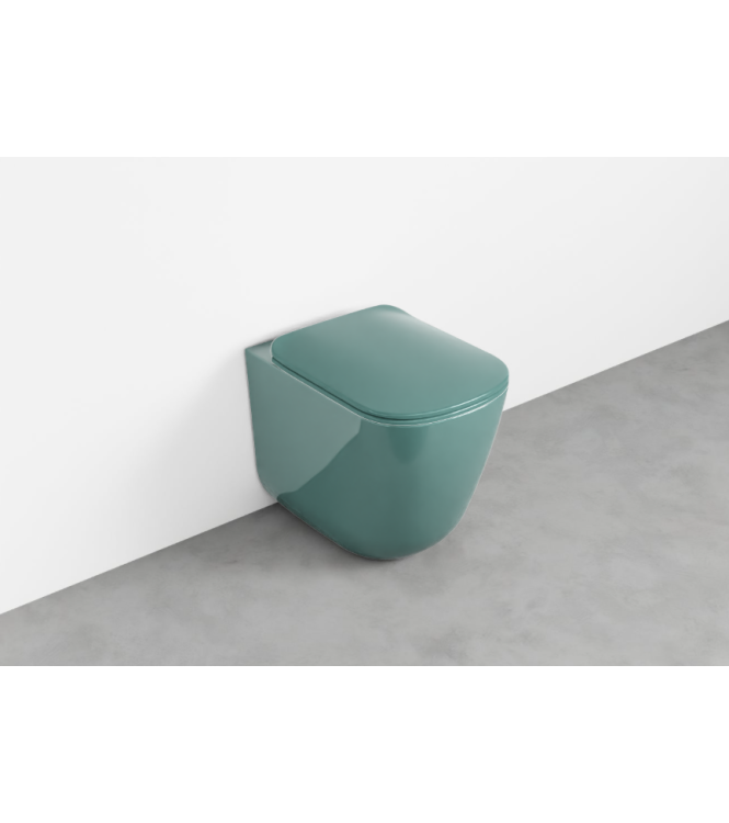 ERA WC A TERRA SENZA BRIDA 52x36,5  SMERALDO - ERVAKSM CERAMICA CIELO