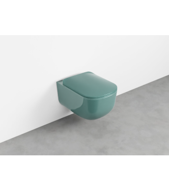 ERA WALL-HUNG TOILET WITHOUT FLUSH PLATE 36.5x53 EMERALD - ERVSKSM