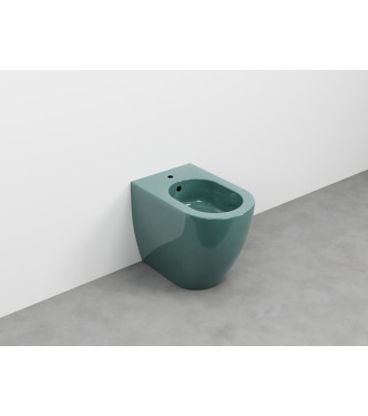 SMILE BIDET A TERRA 1F 34x53 SMERALDO - SMBIDSM CERAMICA CIELO