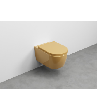 SMILE WC SOSPESO SENZA BRIDA+FISSAGGI 53x35 ANEMONE - SMVSNWKAM CERAMICA CIELO
