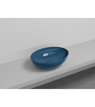 ECO SMALL BACINELLA OVALE 58x42 H.16,5 OLTREMARE - BAECO58OL CERAMICA CIELO