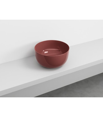 ERA BACINELLA APPOGGIO SENZA TROPPO PIENO Ã˜ 45 H.24 CORALLO - BAERACO CERAMICA CIELO