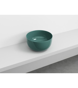 ERA BACINELLA APPOGGIO SENZA TROPPO PIENO Ã˜ 45 H.24 SMERALDO - BAERASM CERAMICA CIELO