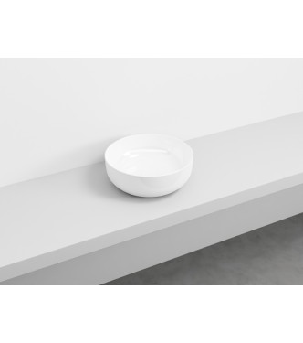 ERA SMALL SHALLOW BOWL Ø 40xH.15 GLOSSY WHITE - BAERA40