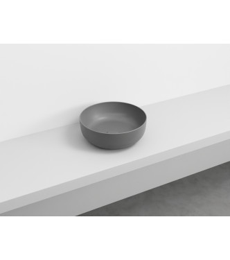 ERA SMALL SHELF TRAY Ø 40xH.15 CEMENT - BAERA40CM