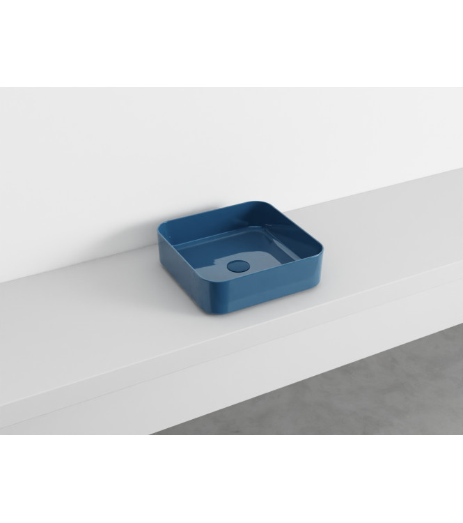 SHUI COMFORT WASHBASIN 40x40 OLTREMARE - SHCOLAQ40OL