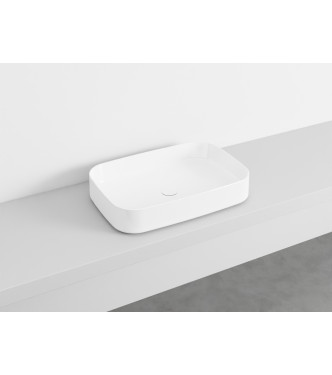 SHUI COMFORT WASHBASIN 60x40 GLOSSY WHITE - SHCOLAR60