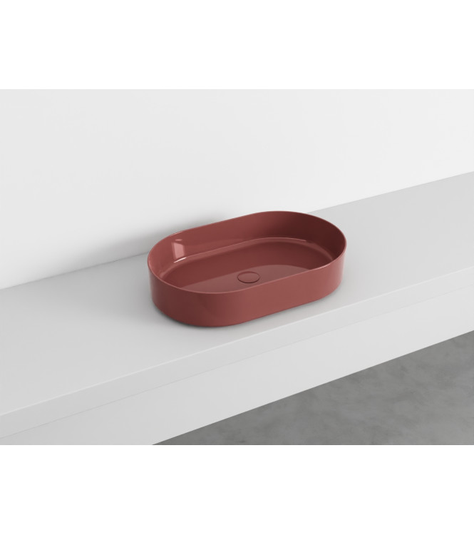 SHUI COMFORT OVAL WASHBASIN 60x38 CORAL - SHCOLAO60CO