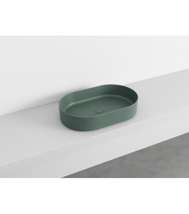 SHUI COMFORT OVAL WASHBASIN 60x38 MUSHROOM - SHCOLAO60MU