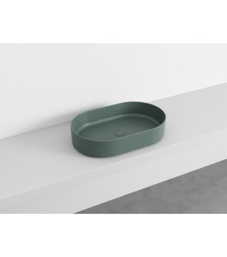 SHUI COMFORT OVAL WASHBASIN 60x38 MUSHROOM - SHCOLAO60MU