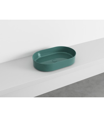 SHUI COMFORT OVAL WASHBASIN 60x38 EMERALD - SHCOLAO60SM