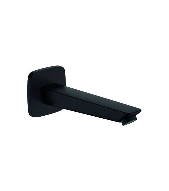 HANSGROHE LOGIS WALL-MOUNTED SPOUT L.195 MATT BLACK - 71410670