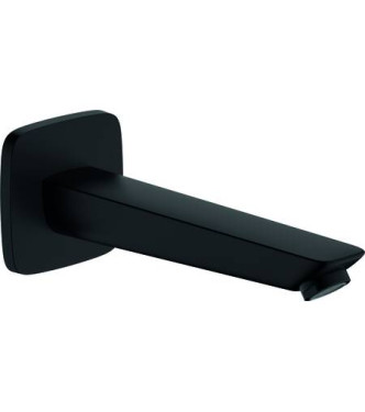 HANSGROHE LOGIS WALL-MOUNTED SPOUT L.195 MATT BLACK - 71410670