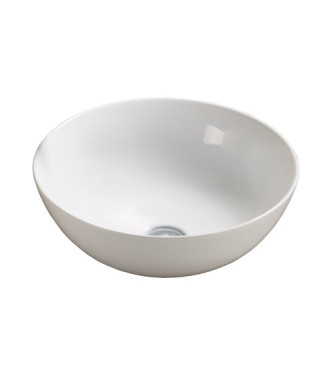 LAVABO APPOGGIO 415 X 415 X 155 BIANCO LUCIDO - LAR001 AQUALIFE