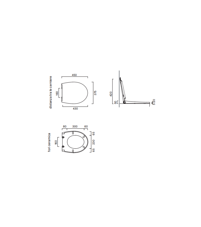 ITALY SEDILE AVVOLGENTE SOFT-CLOSE BIANCO LUCIDO CATALANO - 0751100001