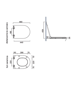 SFERA-ZERO SEAT & COVER SLIM SOFT-CLOSE - 0551200001