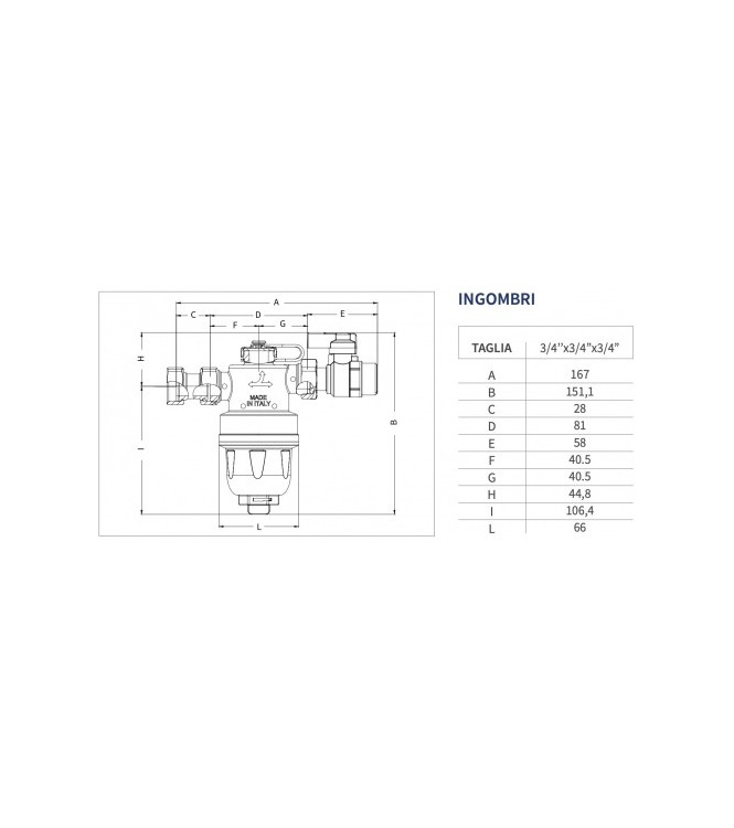 MAGNETIC BOILER FILTER - HCE DF00300034