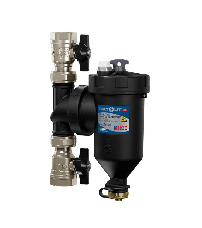 DIRTOUT XL DEFANGATORE MAGNETICO MULTIFUNZIONALE PER CALDAIE E POMPE DI CALORE - HCE DF00100100   