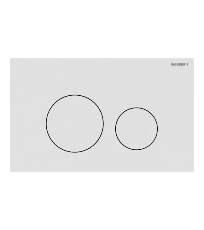 CONTROL PLATE SIGMA 10 GEBERIT MATT WHITE - 115.628.JT.1