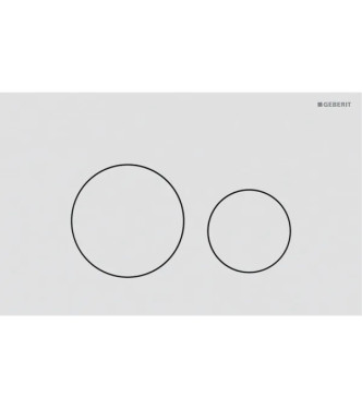 PLACCA DI COMANDO SIGMA 10 GEBERIT BIANCO OPACO - 115.628.JT.1