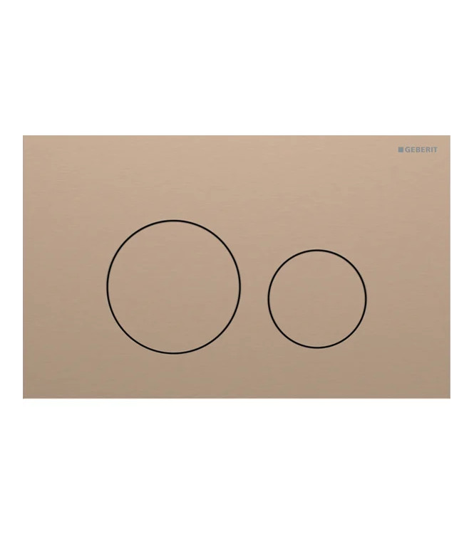 PLACCA DI COMANDO SIGMA 10 GEBERIT BIANCO ORO ROSSO - 115.628.QB.1