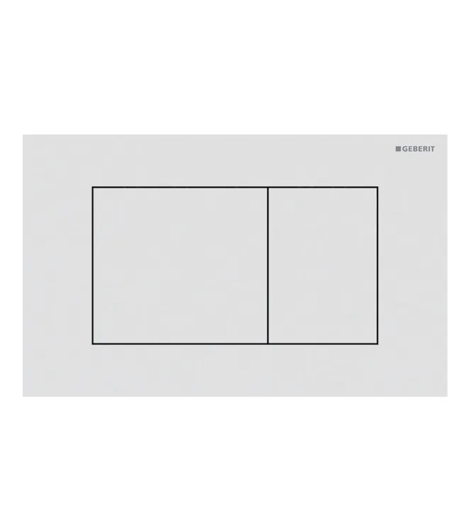 CONTROL PLATE SIGMA 40 GEBERIT MATT WHITE - 115.629.JT.1