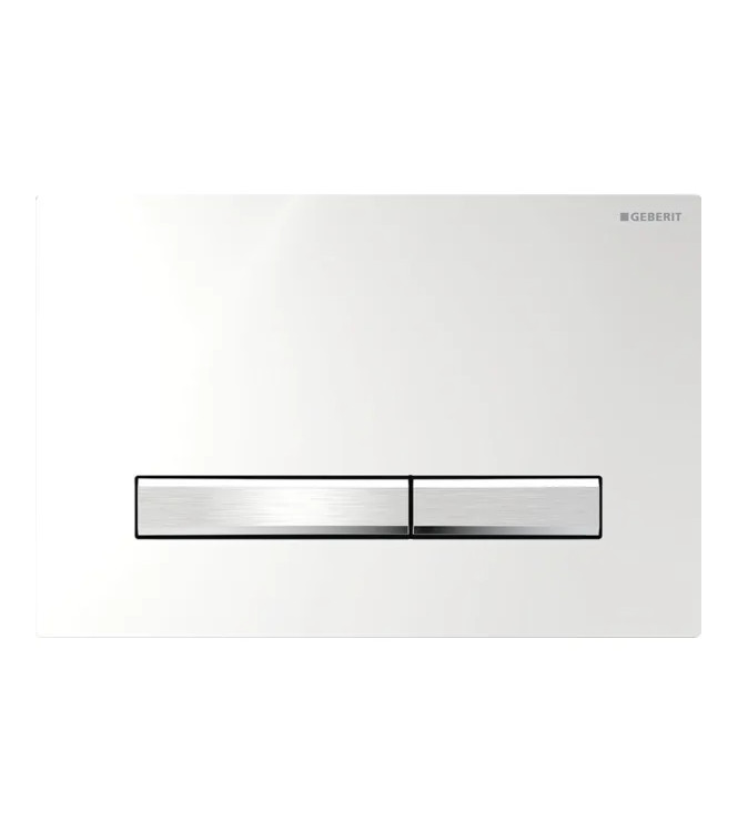 CONTROL PLATE SIGMA 50 GEBERIT PLATE WITH CHROME BUTTONS, POLISHED CHROME PLATE - 115.788.21.2