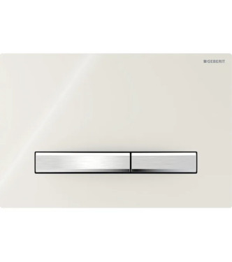 PLACCA DI COMANDO SIGMA 50 GEBERIT TASTI CROMO, PLACCA GRIGIO SABBIA - 115.788.JL.2