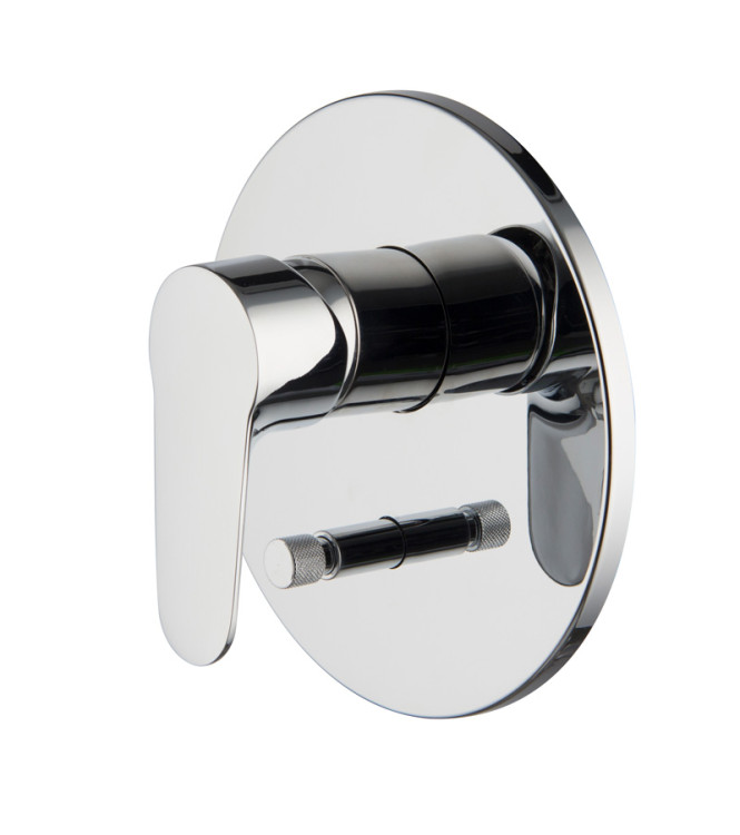 FIMA SERIES 22 CONCEALED MIXER WITH 2-OUTLET DIVERTER - F3839X2CR (to be completed with concealed part F3000)