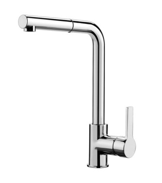 FIMA MISCELATORE MONOFORO LAVELLO CON DOCCETTA ESTARIBILE - F7029WCR